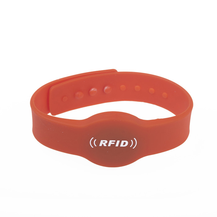 RFID 조정 가능한 전체 실리콘 팔찌